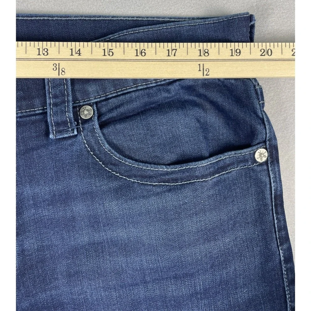 True Religion Jeans Mens 36 Blue Rocco Relaxed‎ Skinny Indigo Denim Five Pocket